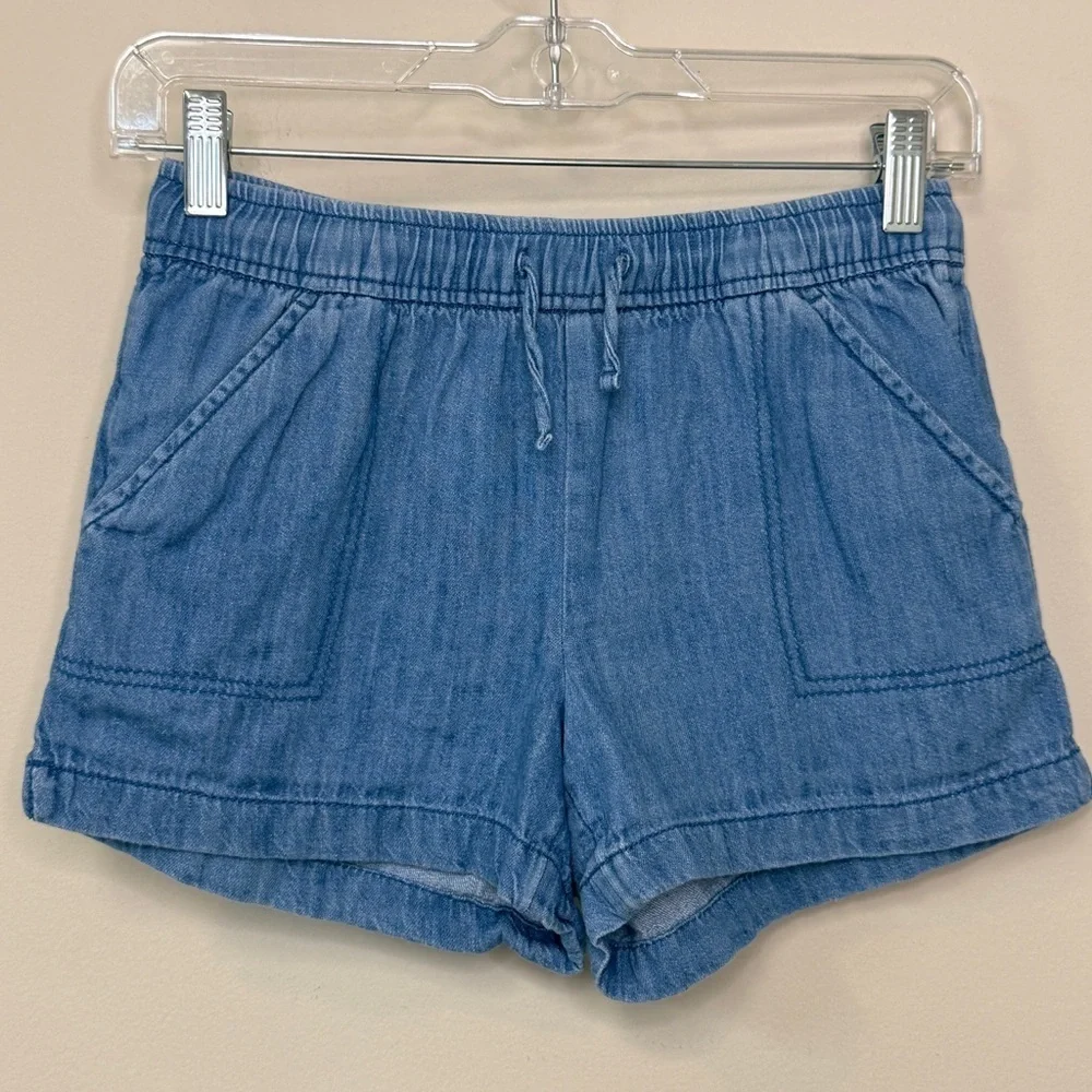 ⚡️3/$20⚡️Old Navy: Girl’s Chambray Blue Short, Size L (10/12)